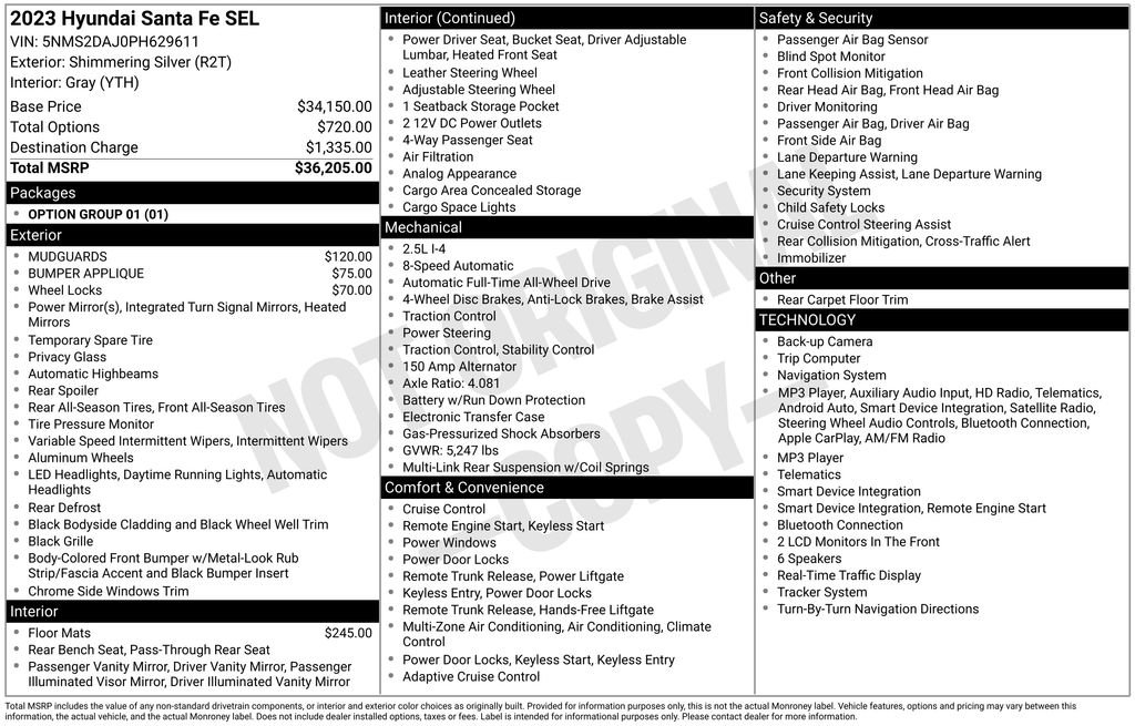 hyundai santa fe 2023 5NMS2DAJ0PH629611 image hyundai santa fe 2023 5NMS2DAJ0PH629611 image